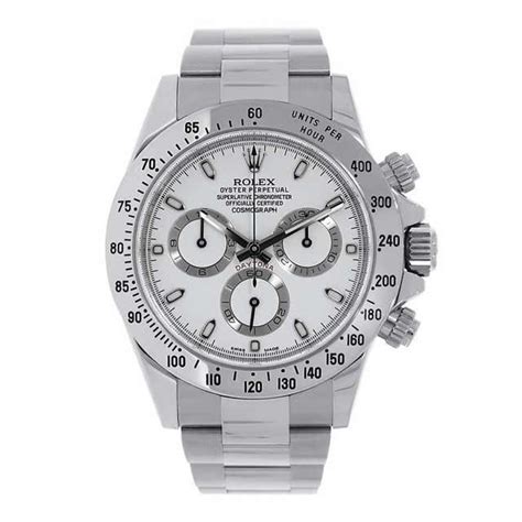 rolex daytona white face 2014